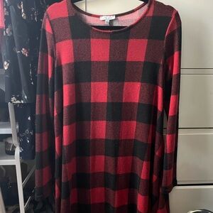 Buffalo Plaid Tank Dress